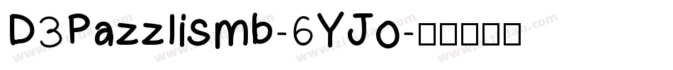 D3Pazzlismb-6YJo字体转换