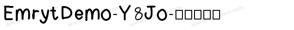 EmrytDemo-Y8Jo字体转换