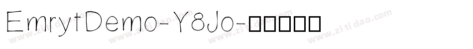EmrytDemo-Y8Jo字体转换