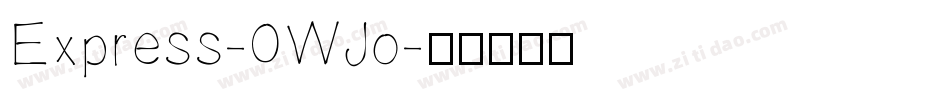 Express-0WJo字体转换