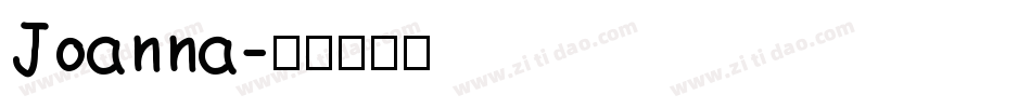 Joanna字体转换