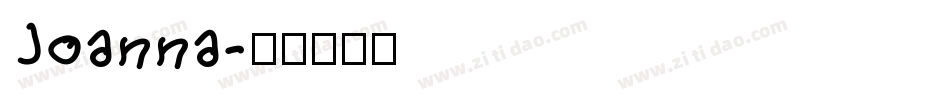 Joanna字体转换
