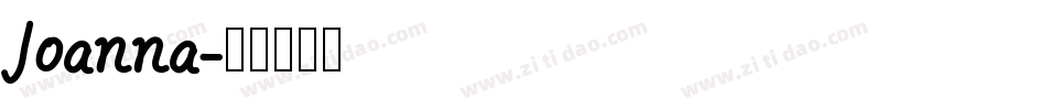 Joanna字体转换