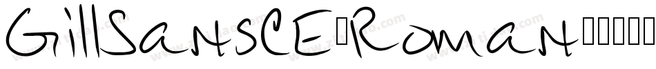 GillSansCE-Roman字体转换
