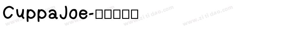 CuppaJoe字体转换