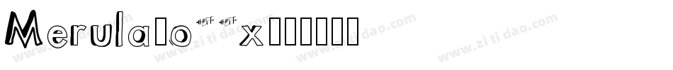Merula-o22x字体转换