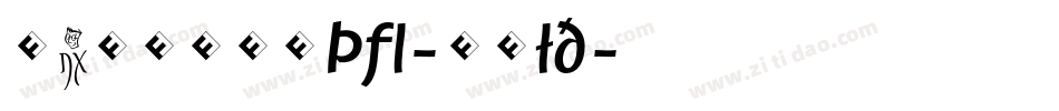 JambonoTF-Bold字体转换