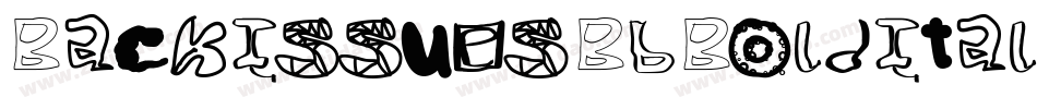 BackIssuesBbBoldItalic-KwgW字体转换
