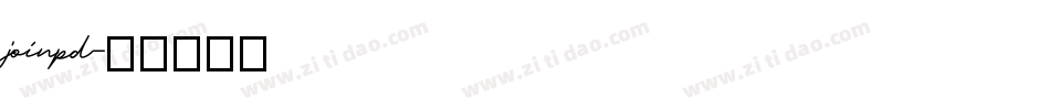 joinpd字体转换