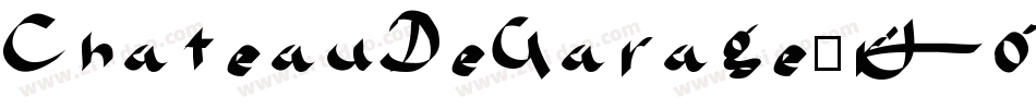 ChateauDeGarage-rJoK字体转换