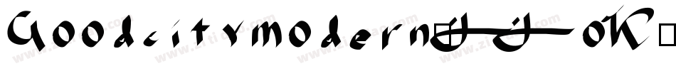 Goodcitymodern-JJoK字体转换