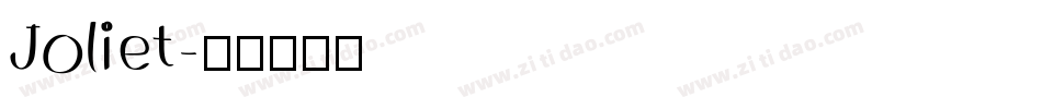 Joliet字体转换