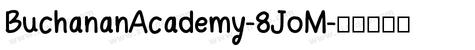 BuchananAcademy-8JoM字体转换