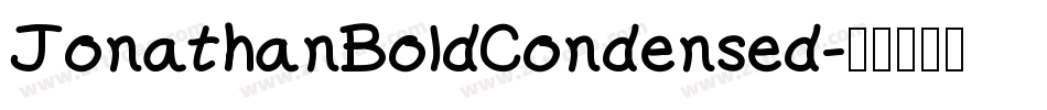 JonathanBoldCondensed字体转换