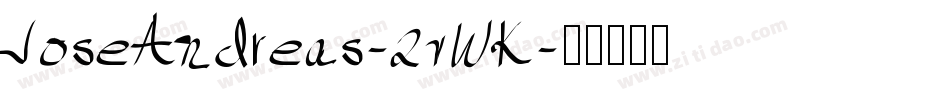 JoseAndreas-2vWK字体转换