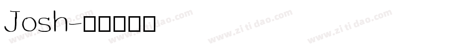 Josh字体转换