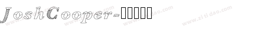 JoshCooper字体转换