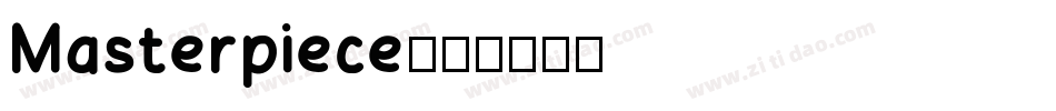 Masterpiece字体转换