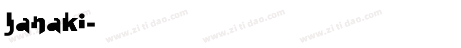 Janaki字体转换