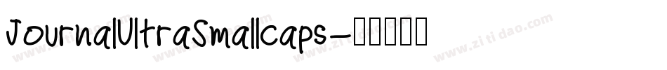 JournalUltraSmallcaps字体转换