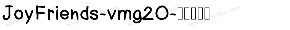 JoyFriends-vmg2O字体转换