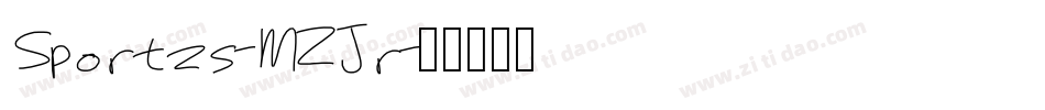 Sportzs-MZJr字体转换