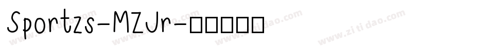 Sportzs-MZJr字体转换