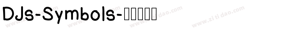 DJs-Symbols字体转换