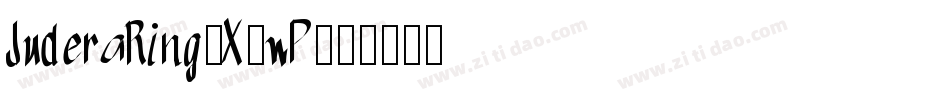 JuderaRing-X9wP字体转换