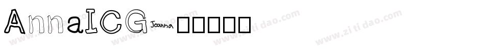 AnnaICG字体转换