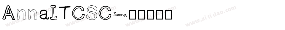 AnnaITCSC字体转换