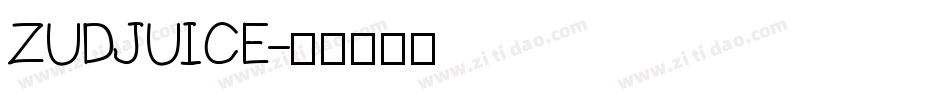 ZUDJUICE字体转换