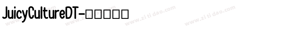 JuicyCultureDT字体转换