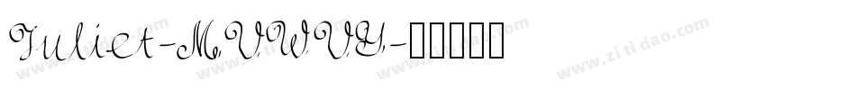 Juliet-MVWVY字体转换