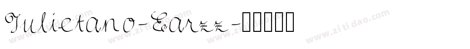 Julietano-Earzz字体转换