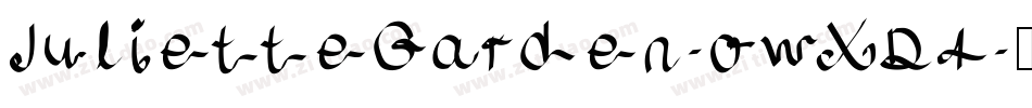 JulietteGarden-owXD4字体转换