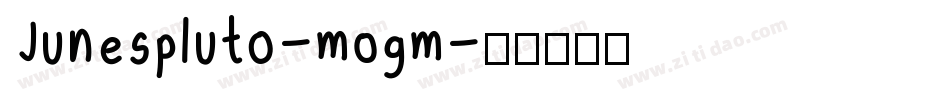 Junespluto-mOgm字体转换