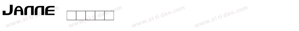 Janne字体转换