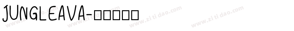 JUNGLEAVA字体转换