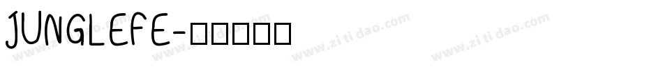 JUNGLEFE字体转换