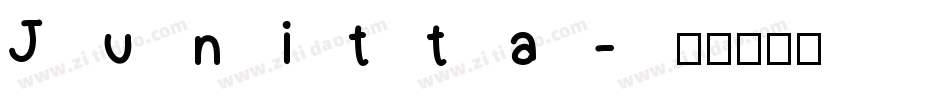 Junitta字体转换