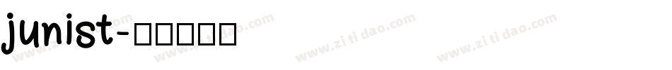 junist字体转换