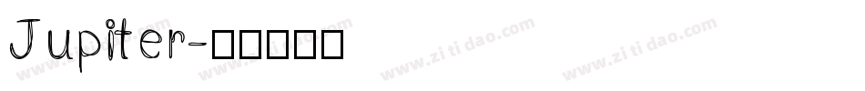 Jupiter字体转换