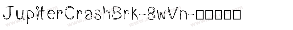 JupiterCrashBrk-8wVn字体转换