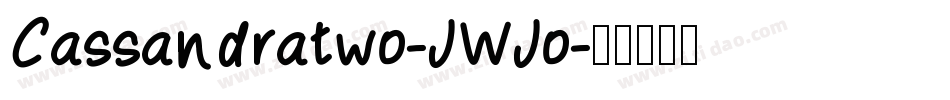 Cassandratwo-JWJo字体转换