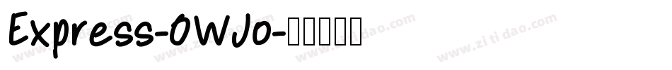 Express-0WJo字体转换
