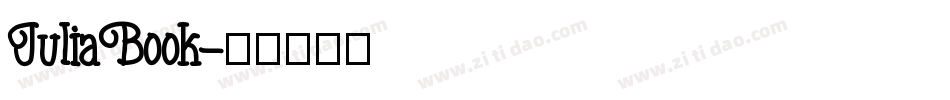 JuliaBook字体转换