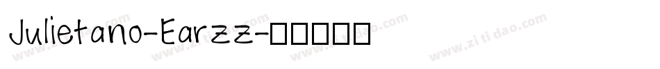 Julietano-Earzz字体转换