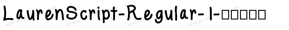 LaurenScript-Regular-1字体转换
