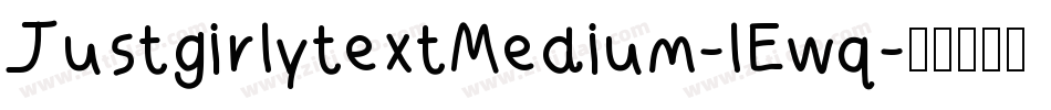 JustgirlytextMedium-lEwq字体转换